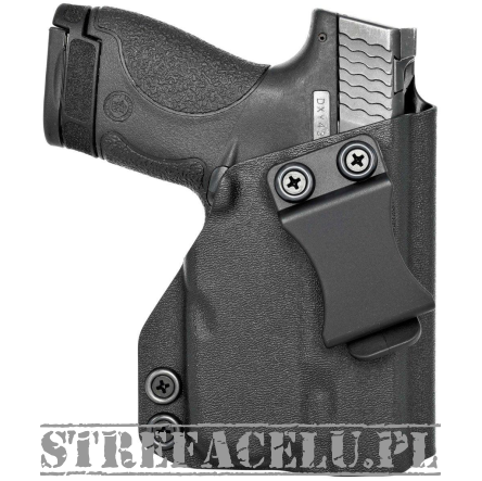 Kabura wewnętrzna prawa do pistoletu Smith&Wesson M&P Shield z TLR-6, RH IWB kydex, kolor: czarny