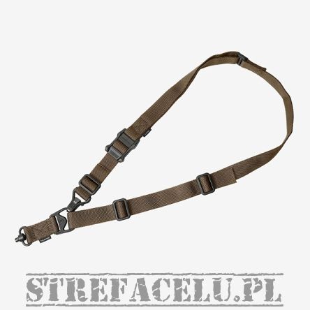 Pas nośny Magpul Sling MS3 1 punktowy MS3® Single QD Sling GEN2 -- MAG515 - Coyote - MAG515-COY