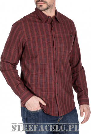 Koszula męska z długim rękawem 5.11 ECHO L/S SHIRT kolor: RED JASPR PL