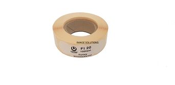 Zaklejki do tarcz IPSC 20mm 1000szt białe Range Solutions