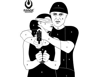 Tarcze strzeleckie Hostage Zakładnik 50szt Range Solutions