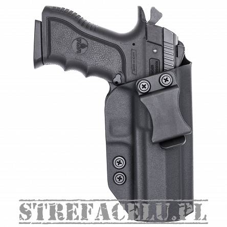 Kabura wewnętrzna prawa do pistoletu IWI Jericho 941 PSL9 polimerowy szkielet w roz. M, RH IWB kydex, kolor: czarny