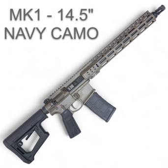 Karabinek AR-15 SOLGW MK1 RECCE 14.5" (Chrome-Lined) Navy Camo, kal. 5,56x45mm / .223REM