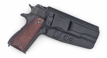 Kabura wewnętrzna prawa do pistoletu 1911 Government bez szyny, RH IWB kydex, kolor: czarny