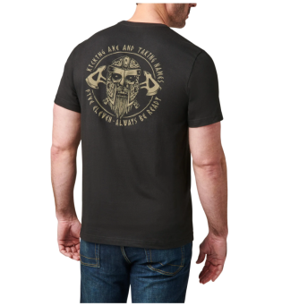 T-shirt meski 5.11 KICKING AXE SS TEE kolor: BLACK