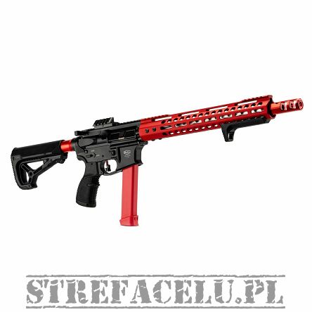 Karabinek PCC Bul Armory BL-9 lufa 16 cali, kolor: czerwony, kal. 9x19