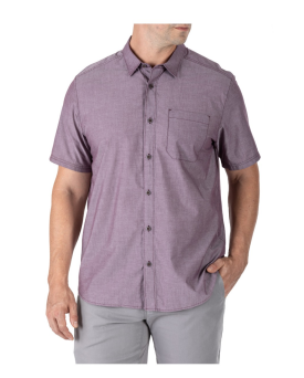 Koszula meska z krotkim rekawem 5.11 CARSON S/S SHIRT kolor: FIG HTR