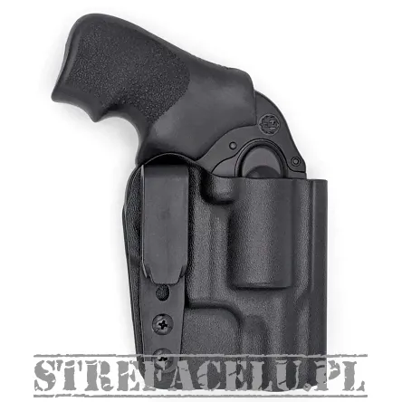 Kabura wewnętrzna do rewolweru Ruger LCR/LCRx, Ambi, Tuckable kydex, kolor: czarny