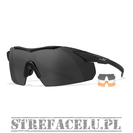 Okulary WileyX Vapor 2.5 Grey / Clear / Light Rust 3502 / Matte Black Frame