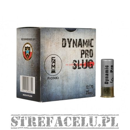 Amunicja kulowa (breneka) Dynamic PRO Slug 28g (1op = 25szt)  // 12/70 FAM PIONKI