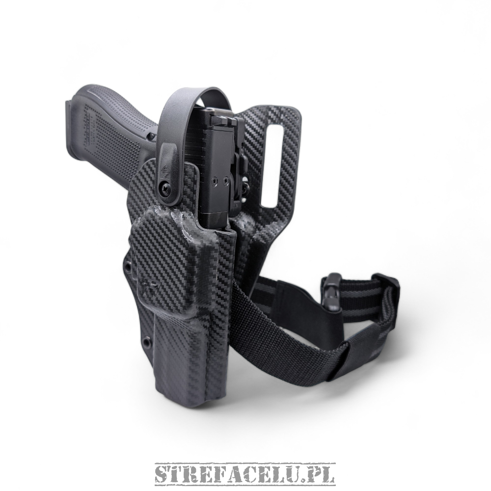 Kabura zewnętrzna prawa Level 2 Mid Rise do Glock 17, kydex, kolor ...