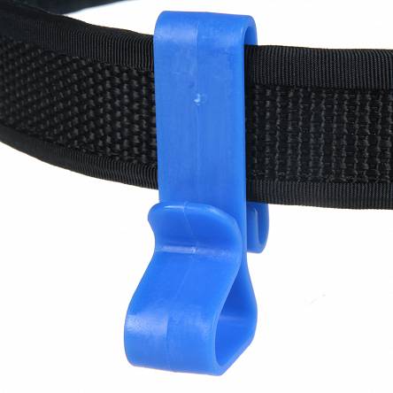 Wieszak niebieski na pasek - Belt Clip for Ear Defenders. Blue