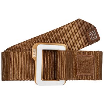 Pasek taktyczny męski 5.11 TRAVERSE DOUBLE BUCKLE kolor: BATTLE BROWN