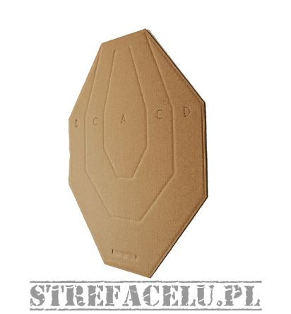 Tarcza tekturowa IPSC 600x480mm - 1szt