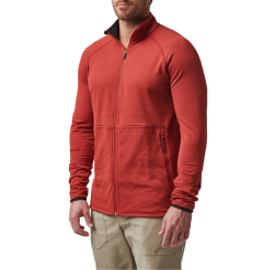 Bluza 5.11 STRATOS FULL ZIP, kolor: RED BOURBON