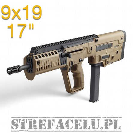 Karabinek Bullpup PCC IWI Tavor X95. 32nb. 17 inch. FDE. kal. 9x19mm