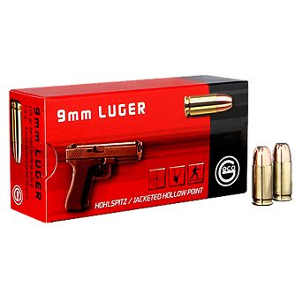 Amunicja Geco Luger JHP 115gr/7.5g HSP //.9 PARA