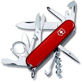 Victorinox Scyzoryk Explorer. czerwony 91mm
