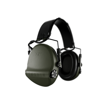 Słuchawki aktywne Sordin Supreme X2 - Leather HB GEL - Zielone - 301006-10G