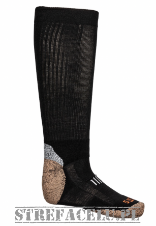 Skarpety męskie 5.11 MERINO OTC BOOT SOCK, kolor: BLACK