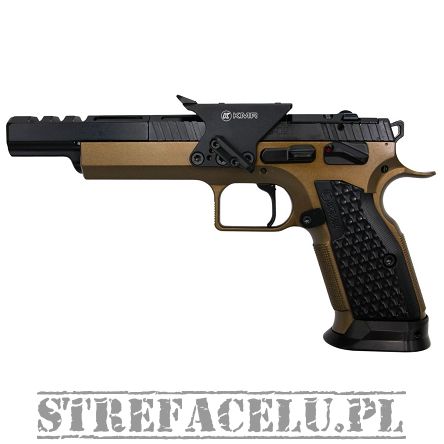 Pistolet KMR S-02 OPEN OR (Shield), SA, 6,7`` kal. .22LR - brązowy/czarny