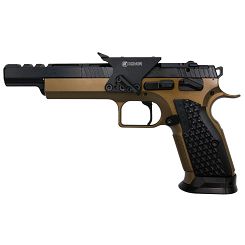 Pistolet KMR S-02 OPEN OR (Shield), SA, 6,7`` kal. .22LR - brązowy/czarny