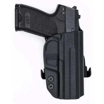Kabura zewnętrzna prawa do pistoletu H&K USP 9/40 FS, RH OWB kydex, kolor: czarny