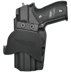 Kabura zewnętrzna prawa do pistoletu Sig Sauer P229 z szyną, RH OWB kydex, kolor: czarny