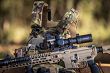 Luneta biegowa Mepro MVO 1-8x28 FFP, 34MM, M1 Reticle MRAD, Red & Green - 8
