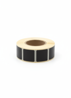 Zaklejki kwadratowe do tarcz 22x22mm 1000szt czarne - Range Solutions