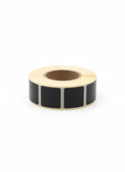 Zaklejki kwadratowe do tarcz 22x22mm 1000szt czarne - Range Solutions