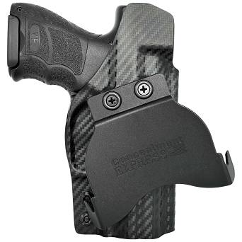 Kabura zewnętrzna lewa do pistoletu H&K VP9SK OR, RH OWB kydex, kolor: carbon