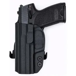 Kabura zewnętrzna lewa do pistoletu H&K USP 9/40 FS, LH OWB kydex, kolor: czarny