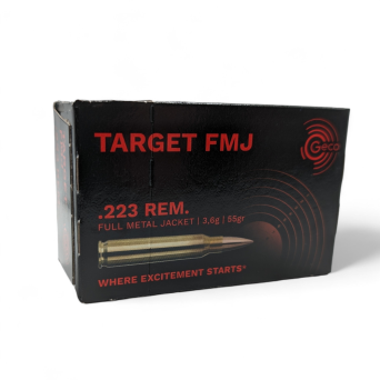 Amunicja Geco Luger 3,6g. FMJ (VM) kal. 223Rem