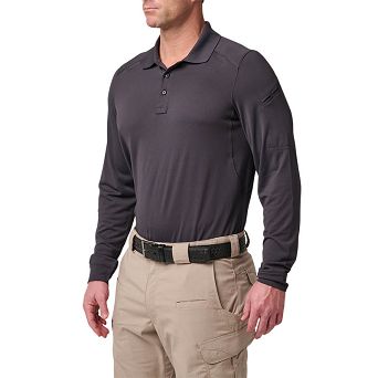 Koszulka polo męska 5.11 HELIOS L/S POLO kolor: CHARCOAL - (Wybór rozmiarów)