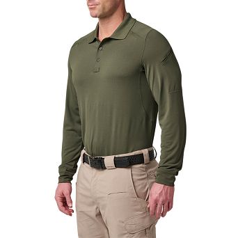 Koszulka polo męska 5.11 HELIOS L/S POLO kolor: TDU GREEN - (Wybór rozmiarów)