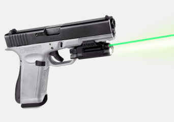 Wskaźnik laserowy z latarką Spartan do pistoletu z szyną operacyjną, zielony - Lasermax SPS-C-G
