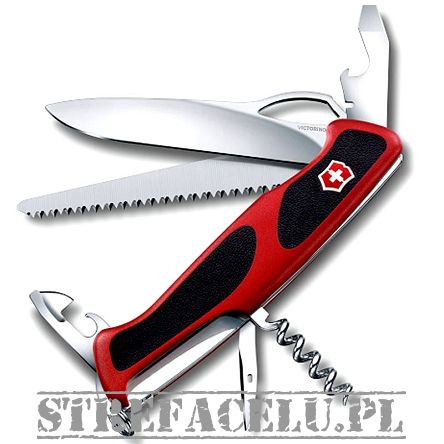 Victorinox Scyzoryk RangerGrip 79 czerwono-czarny 130mm