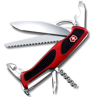 Victorinox Scyzoryk RangerGrip 79 czerwono-czarny 130mm