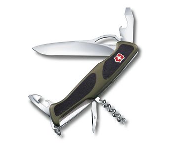 Victorinox Scyzoryk RangerGrip 61, zielono-czarny, 130mm