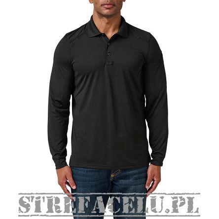 Koszulka polo męska 5.11 HELIOS L/S POLO kolor: BLACK - (Wybór rozmiarów)