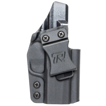 Kabura wewnętrzna prawa do pistoletu Glock 48 MOS, RH IWB kydex, kolor: czarny