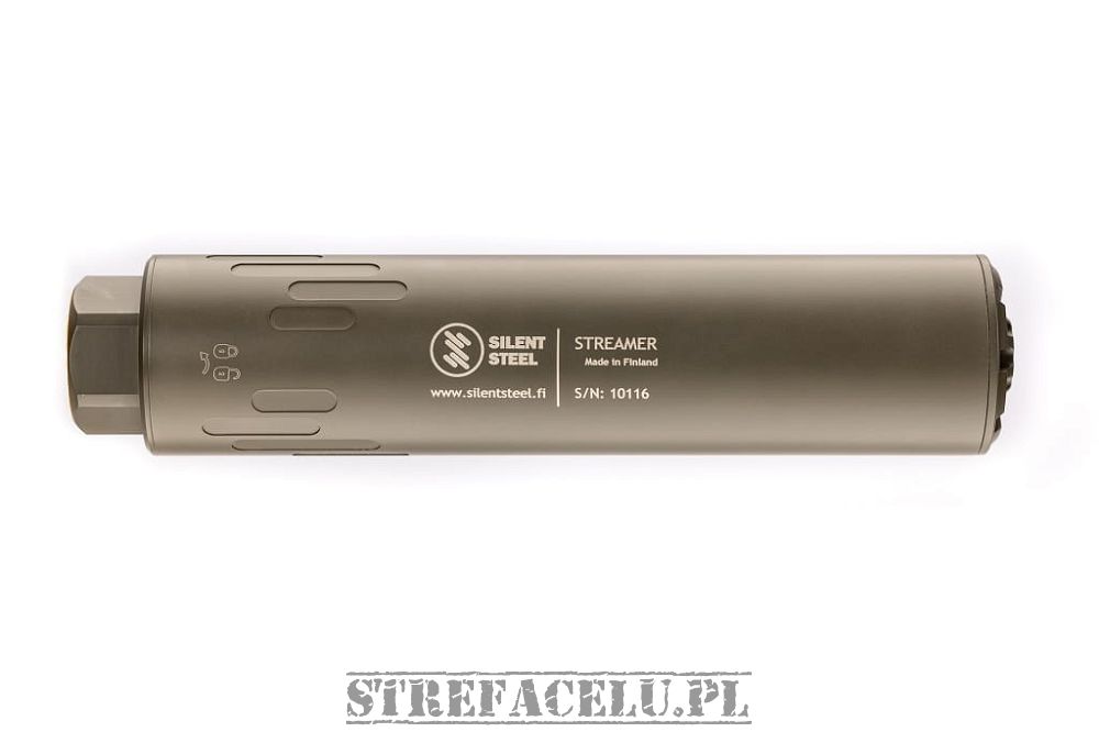 Tłumik huku SilentSteel Streamer 5.56OD Green (Ase Ultra Borelock M27x1,5)