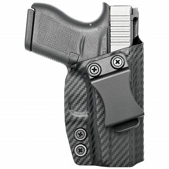 Kabura IWB Kydex Glock 43/43X MOS - Carbon. Wew. Prawa - Concealment Express GLK-G43-CF-RH-VAR