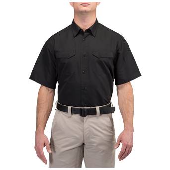 Koszula męska z krótkim rękawem 5.11 FAST-TAC SHIRT BLACK