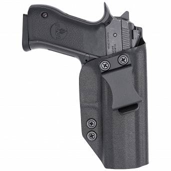 Kabura wewnętrzna prawa do pistoletu IWI Jericho 941 PSL9 stalowy szkielet FS, RH IWB kydex, kolor: czarny