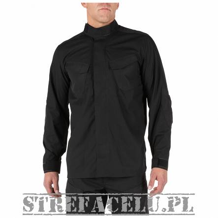 Koszula męska z długim rękawem 5.11 QUANTUM TDU SHIRT BLACK