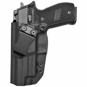 Kabura wewnętrzna lewa do pistoletu Sig Sauer P226 z szyną, LH IWB kydex, kolor: czarny