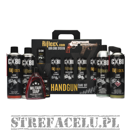 Care Set - Zestaw do czyszczenia broni krótkiej  CX80 Riflec