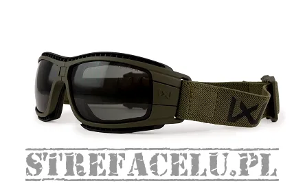 Gogle WileyX LYNX Grey/Clear 1501G / OD Green Frame